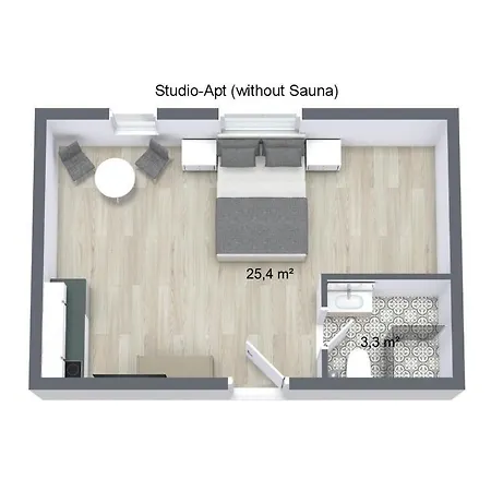 Zollikof Aparts - Sauna & Studioapartments Leipzig
