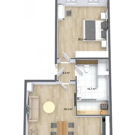 Apartahotel Zollikof Aparts - Sauna & Studioapartments 3*