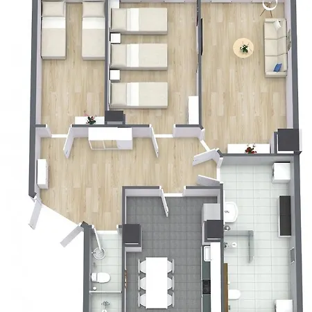Zollikof Aparts - Sauna & Studioapartments Apartahotel Leipzig
